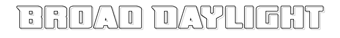Broad Daylight font